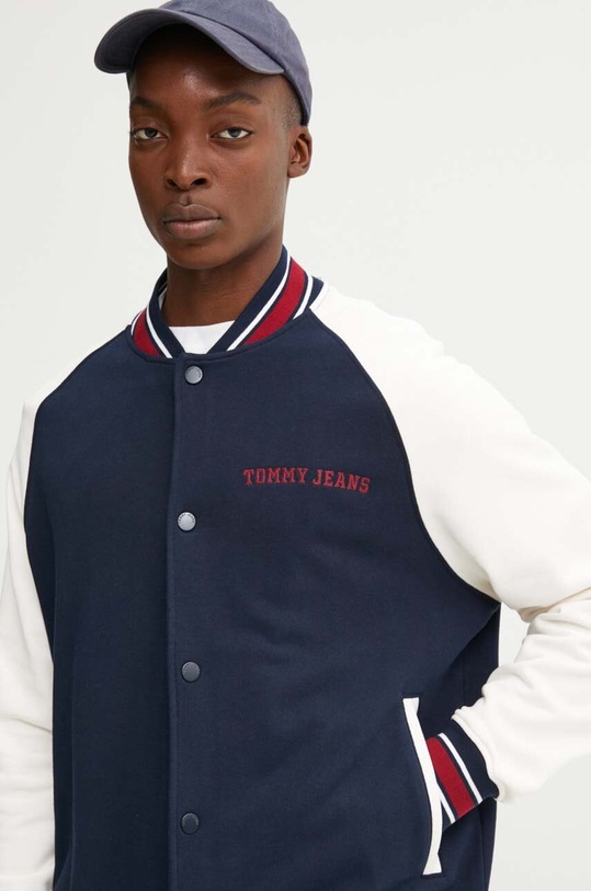 Tommy Jeans hanorac de bumbac bleumarin DM0DM19237