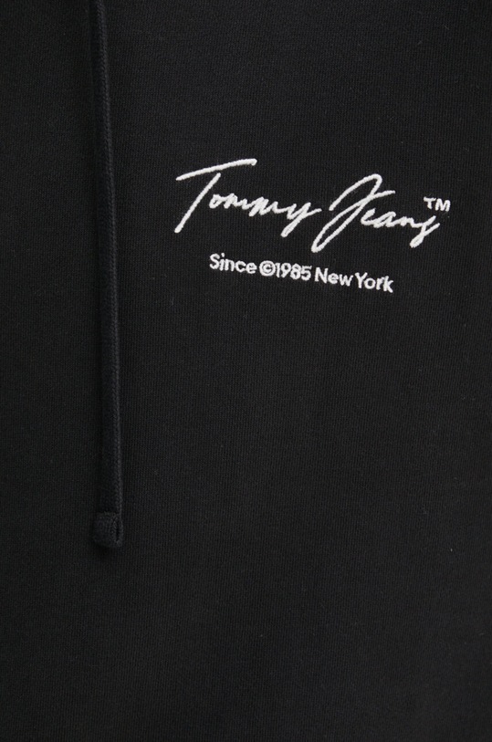 Tommy Jeans hanorac de bumbac DM0DM19239 negru