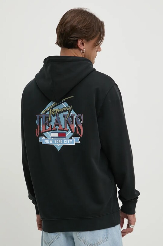 Одежда Хлопковая кофта Tommy Jeans DM0DM19246 чёрный
