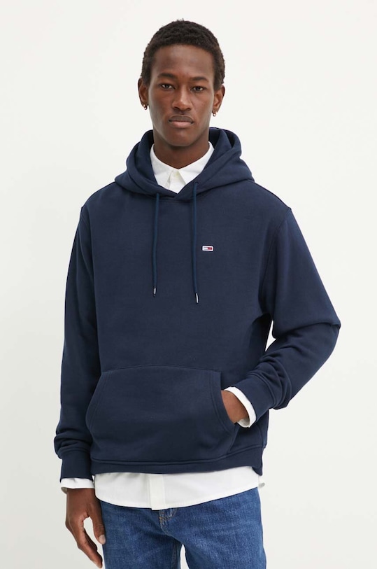 Mikina Tommy Jeans s kapucí námořnická modř DM0DM20497