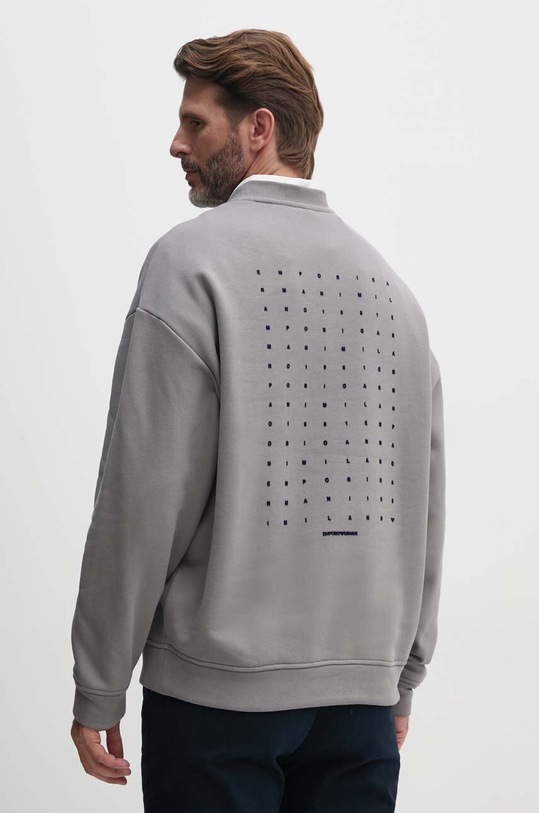 Îmbrăcăminte Emporio Armani hanorac de bumbac 6D1M95.1JTAZ gri