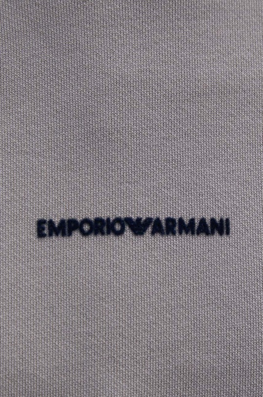 Emporio Armani hanorac de bumbac 6D1M95.1JTAZ gri