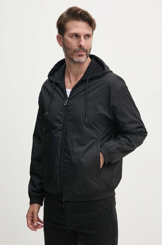 Dvostrana dukserica Emporio Armani 6D1MD3.1JHSZ crna AW24
