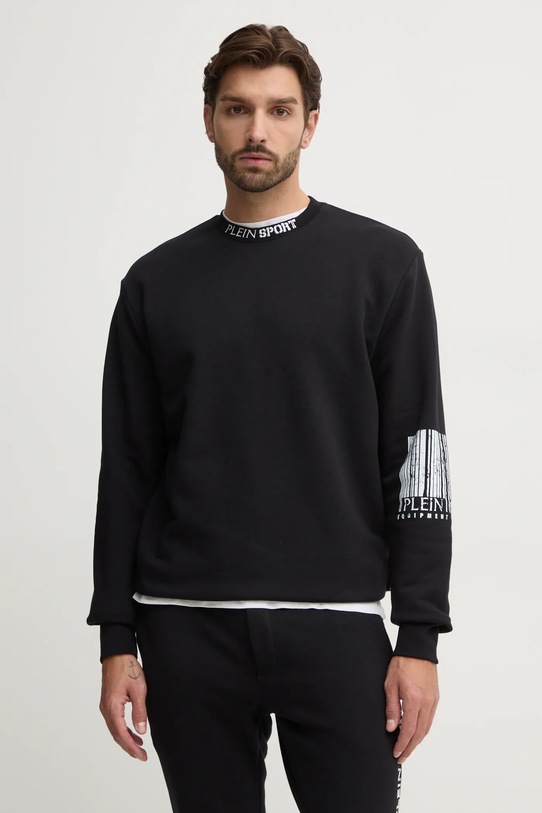 PLEIN SPORT bluza print negru AADC.MJO1320.STE003N