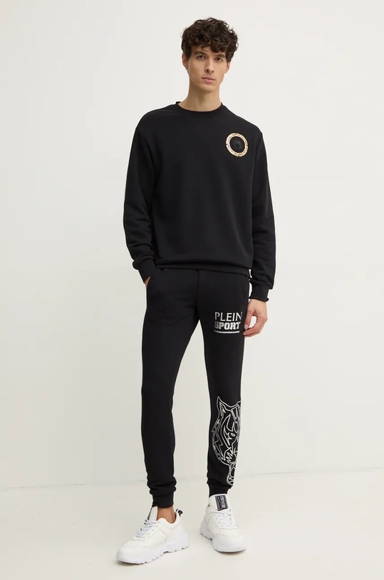 Mikina PLEIN SPORT AADC.MJO1324.STE001N černá AW24