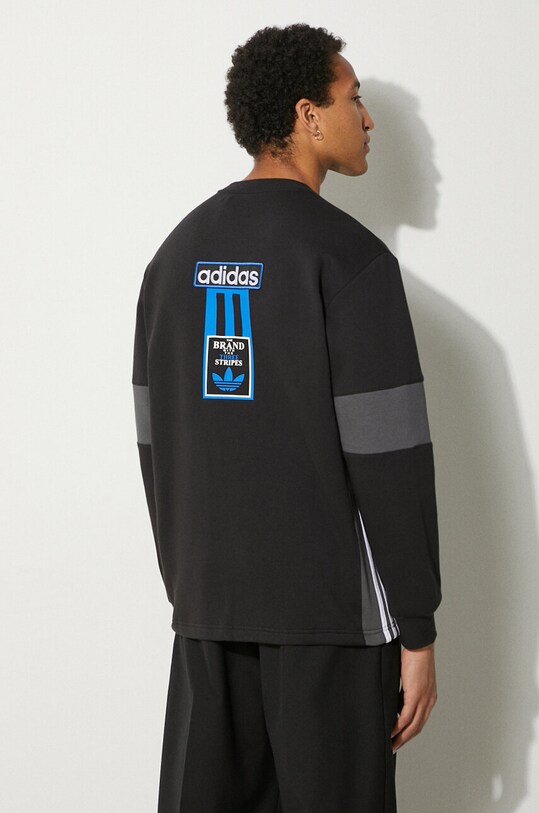 Oblečenie Mikina adidas Originals Adibreak Crew IY4853 čierna