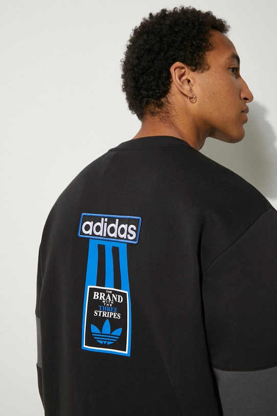 adidas Originals felpa Adibreak Crew IY4853 nero