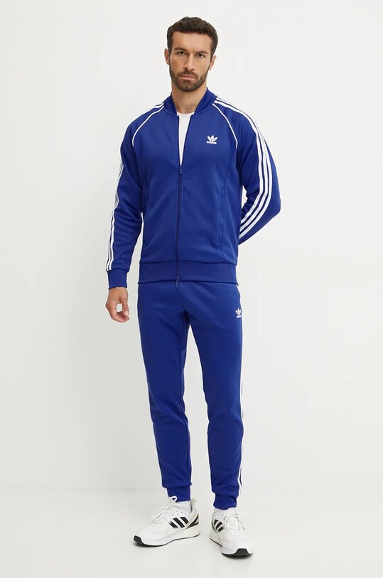 Mikina adidas Originals Adicolor Classics IY9850 modrá AW24