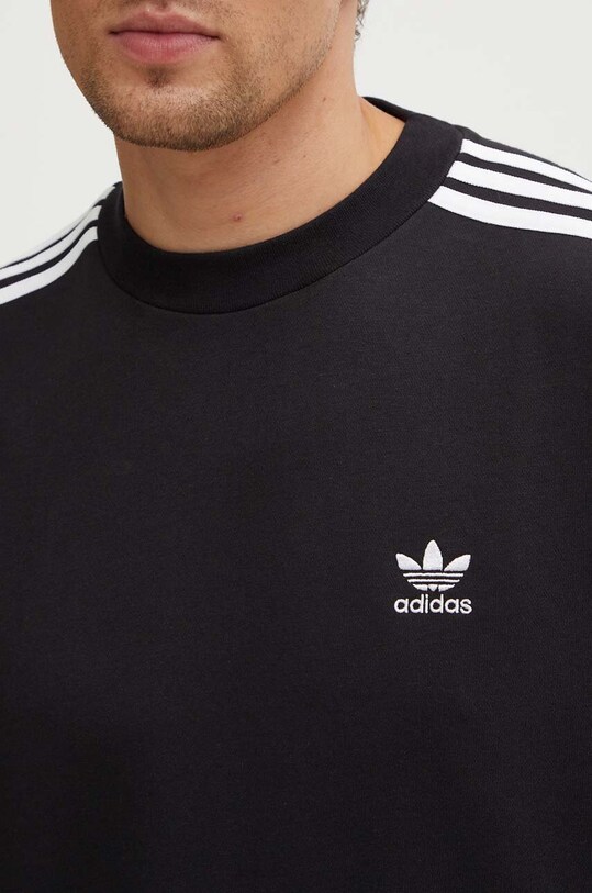 adidas Originals bluză Adicolor Oversized Crew IZ1829 negru