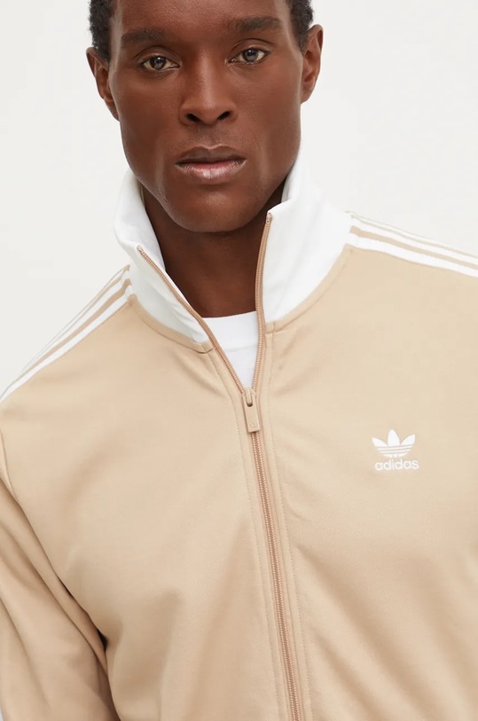 Mikina adidas Originals Adicolor Classics Beckenbauer Track Top béžová IZ1858
