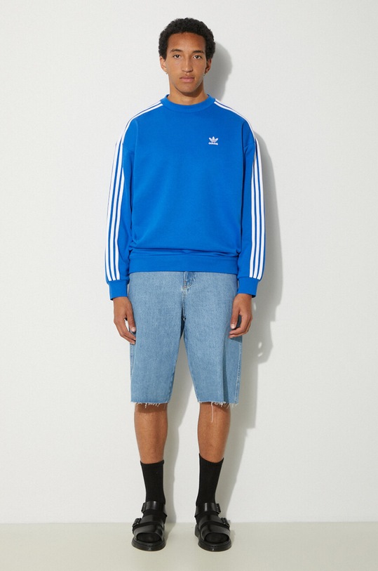 adidas Originals sweatshirt Oversize Crew IZ2479 blue AW24