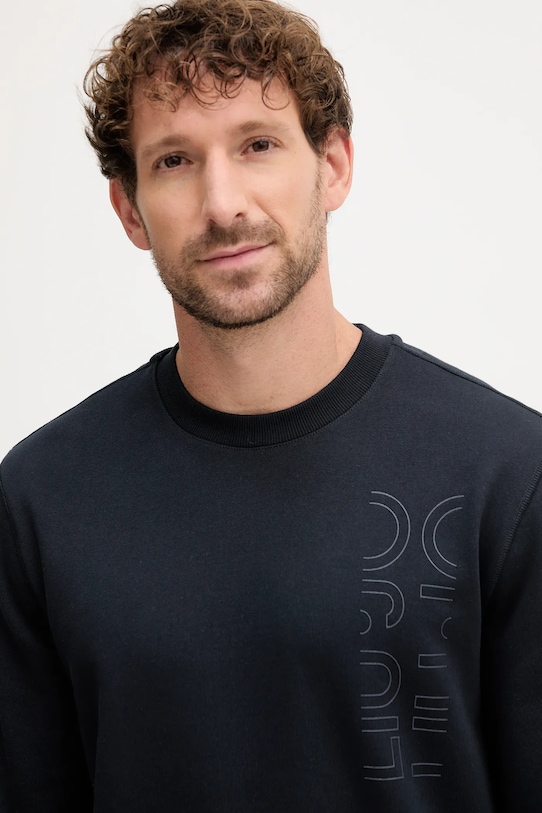 Liu Jo bluza bawełniana granatowy QF4304.F0956