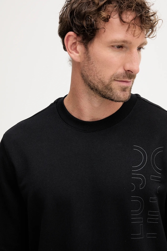 Liu Jo bluza bawełniana czarny QF4304.F0956