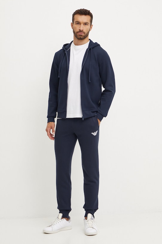 Кофта лаунж Emporio Armani Underwear 112053.4F574 тёмно-синий AW24
