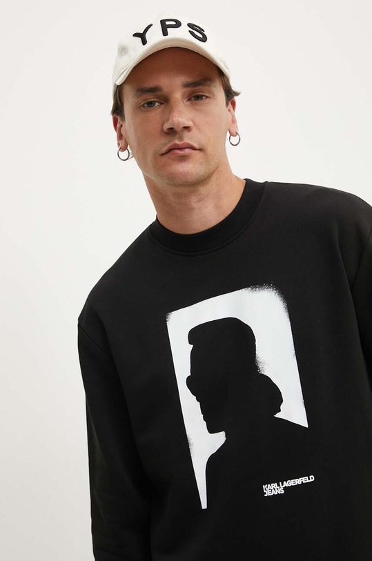 Karl Lagerfeld Jeans bluza czarny 245D1807