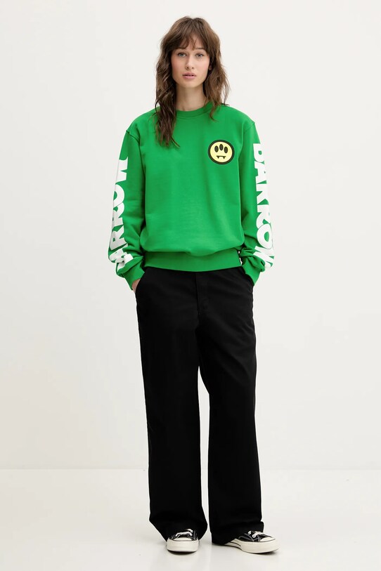 Barrow hanorac de bumbac F4BWUASW143 verde