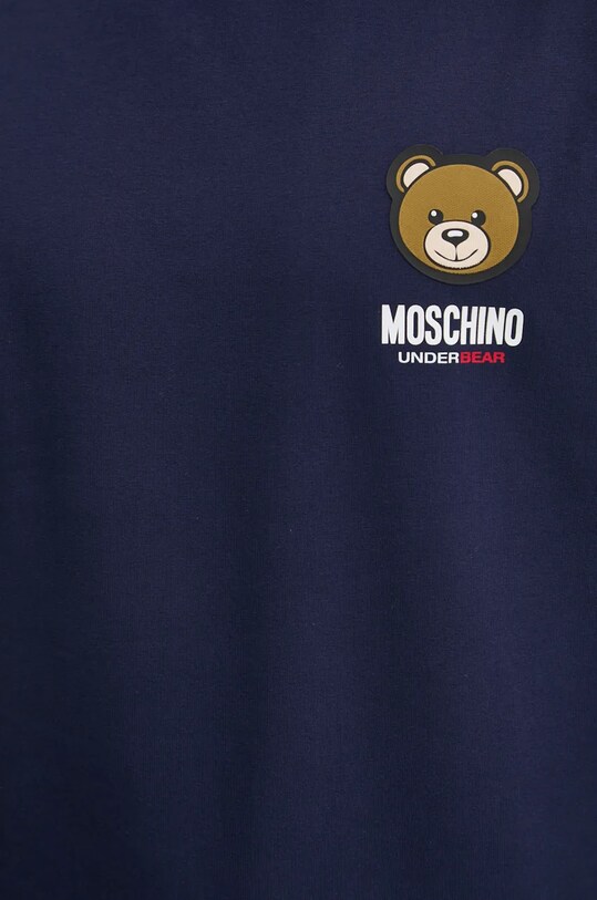 Mikina s kapucňou Moschino Underwear 1788.4413 tmavomodrá