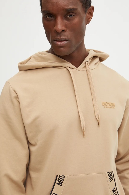 Moschino Underwear bluza lounge beżowy 1793.4424