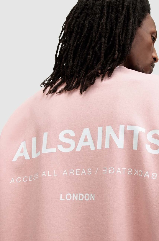 Îmbrăcăminte AllSaints hanorac de bumbac ACCESS M009NA roz