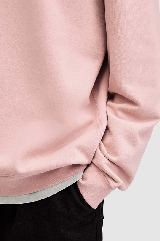 AllSaints hanorac de bumbac ACCESS M009NA roz
