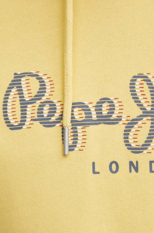 Bavlněná mikina Pepe Jeans SAUL HOODIE PM582695 žlutá