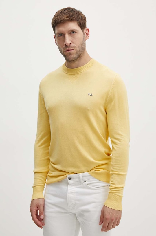 Pepe Jeans pulover CASTLE subtiri galben PM702442