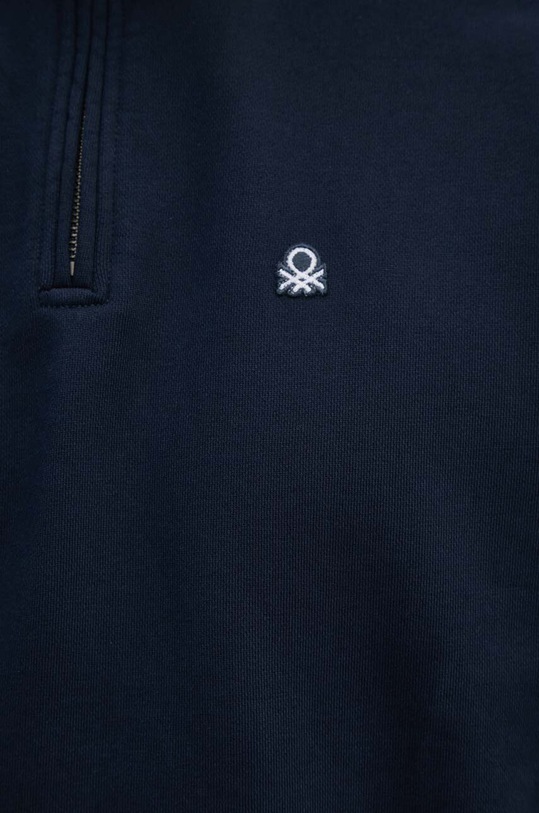 United Colors of Benetton bluza bawełniana 342ZU201J granatowy