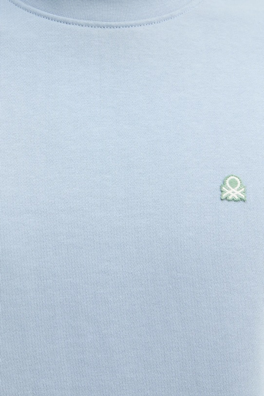 United Colors of Benetton hanorac de bumbac 342ZU1093 albastru