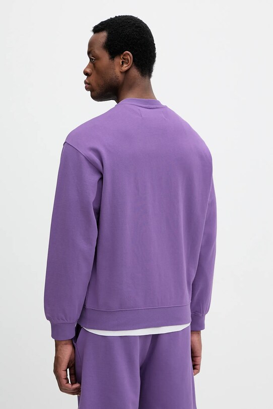 Одежда Хлопковая кофта United Colors of Benetton 342ZU1093 фиолетовой