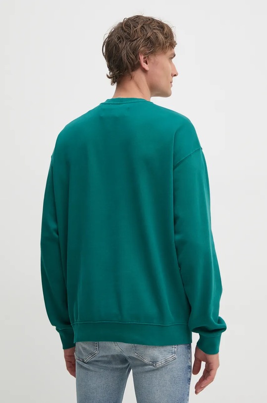 United Colors of Benetton bluza bawełniana 342ZU1093 zielony SS25