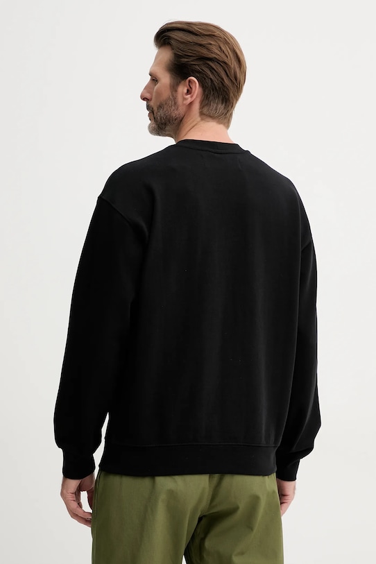 Îmbrăcăminte United Colors of Benetton hanorac de bumbac 342ZU1093 negru