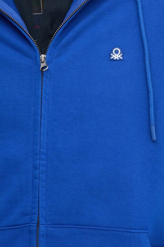 Bavlněná mikina United Colors of Benetton 342ZU500P modrá