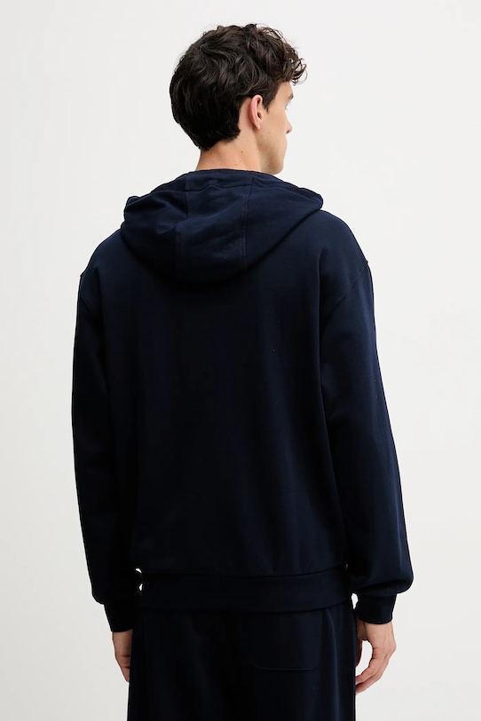 Odzież United Colors of Benetton bluza bawełniana 342ZU500P granatowy