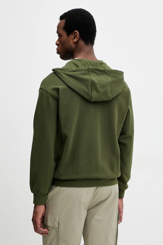 Odzież United Colors of Benetton bluza bawełniana 342ZU500P zielony