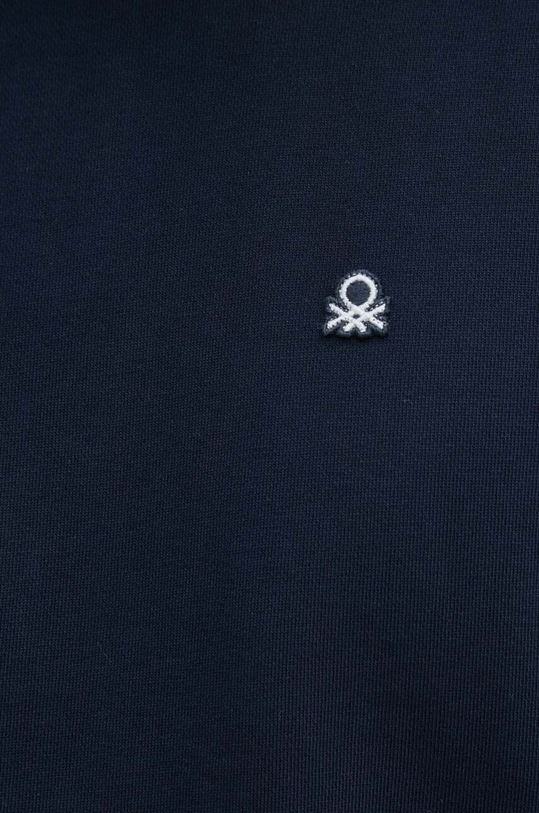 United Colors of Benetton hanorac de bumbac 342ZU201K bleumarin