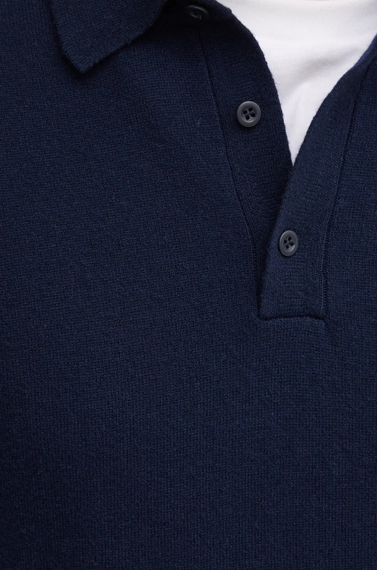 Vlněný svetr United Colors of Benetton námořnická modř 1002U301C