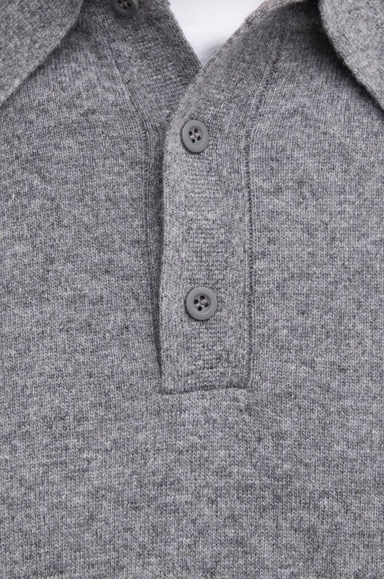 United Colors of Benetton sweter wełniany 1002U301C szary