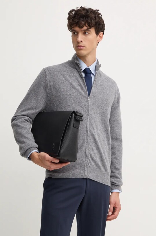 United Colors of Benetton cardigan din lana subtiri gri 1002U500Z