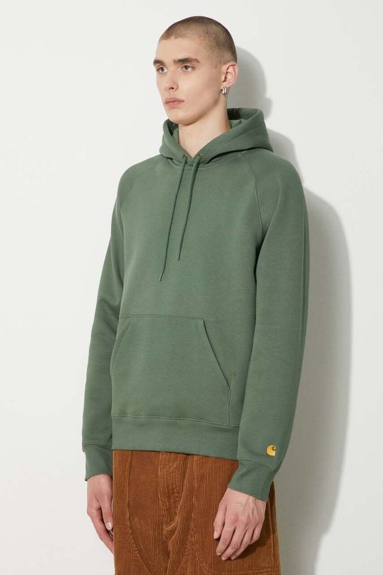 Кофта Carhartt WIP Hooded Chase Sweat зелений I033661.29YXX