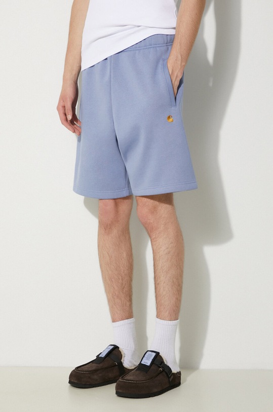 Kratke hlače Carhartt WIP Chase plava I033669.29XXX