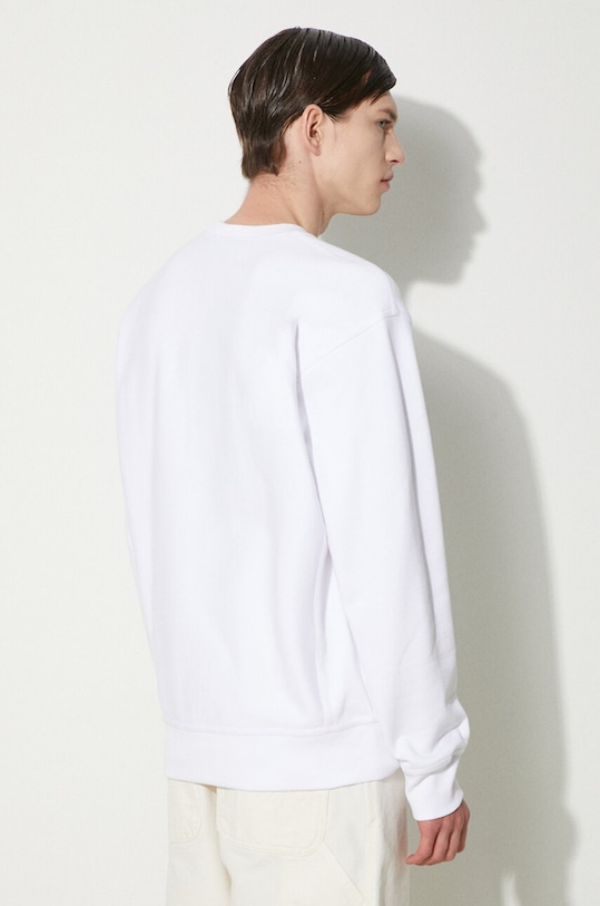 Odjeća Dukserica Carhartt WIP American Script Sweat I025475.02XX bijela
