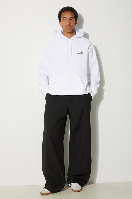Carhartt WIP sweatshirt Hooded American Script I028279.02XX white AW24