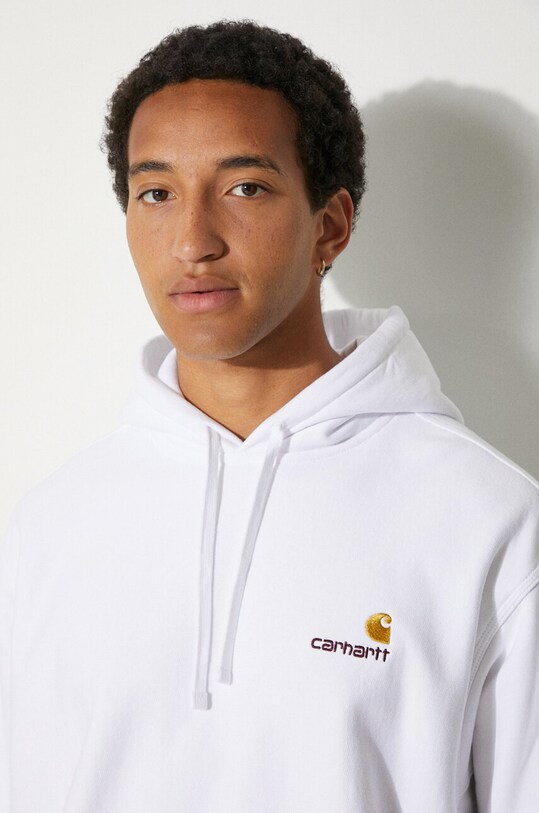 Carhartt WIP sweatshirt Hooded American Script I028279.02XX white