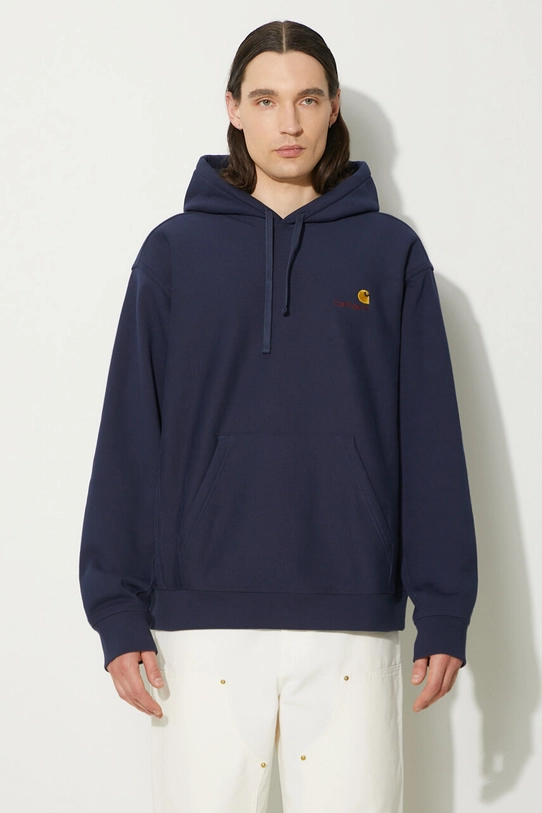 Кофта Carhartt WIP Hooded American Script Sweat остальные тёмно-синий I028279.29LXX