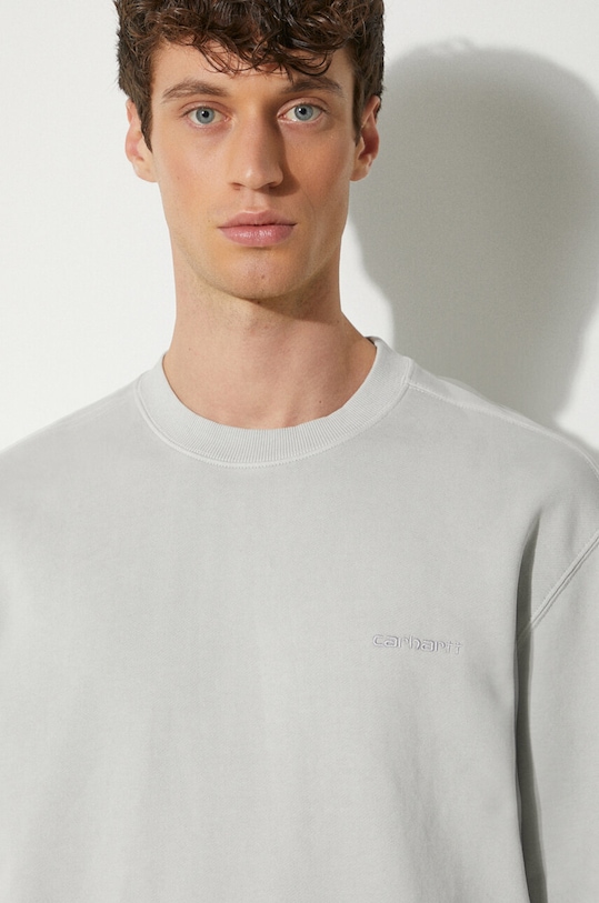 Памучен суичър Carhartt WIP Duster Script Sweat I033065.29JGD сив