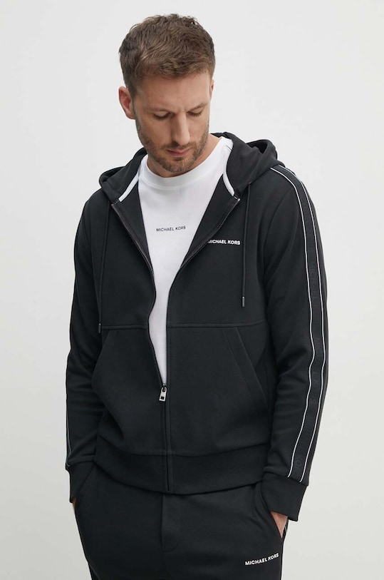 Dukserica Michael Kors s kapuljačom crna CT4524K5MF