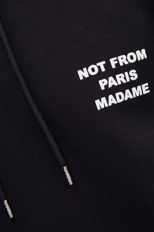 Хлопковая кофта Drôle de Monsieur Le Hoodie Slogan PERM.HO162.CO127.BL