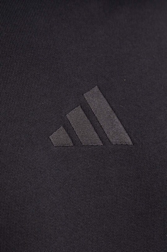 Βαμβακερή μπλούζα adidas All SZN IX1248 μαύρο