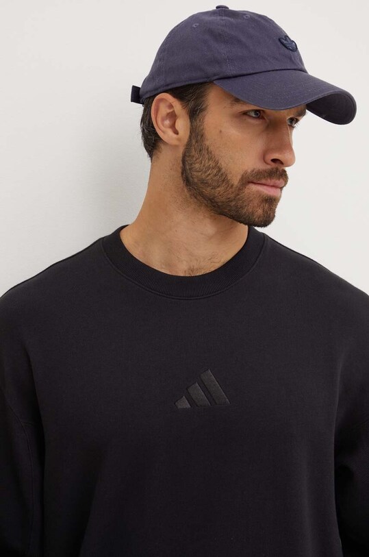Хлопковая кофта adidas All SZN чёрный IX1261