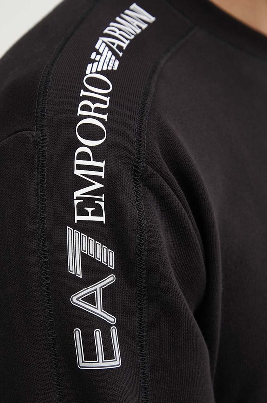 Bavlněná mikina EA7 Emporio Armani PJOGZ.6DPM11.1200 černá